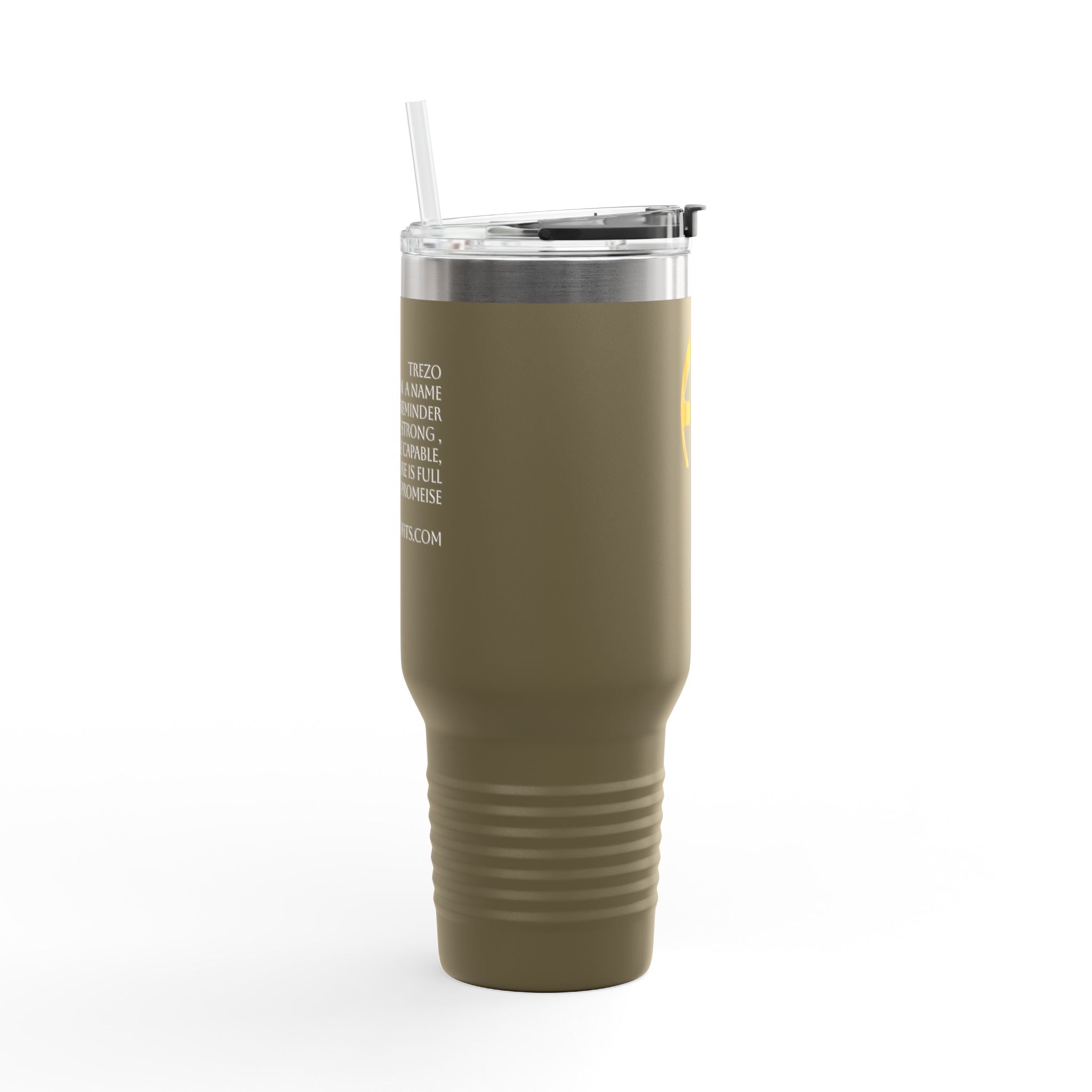 Bold Insulated Travel Mug, 40oz - Perfect for On-the-Go, Coffee Lovers, Outdoor Adventures, Personalized Gifts, Birthday Treats, or Holidays