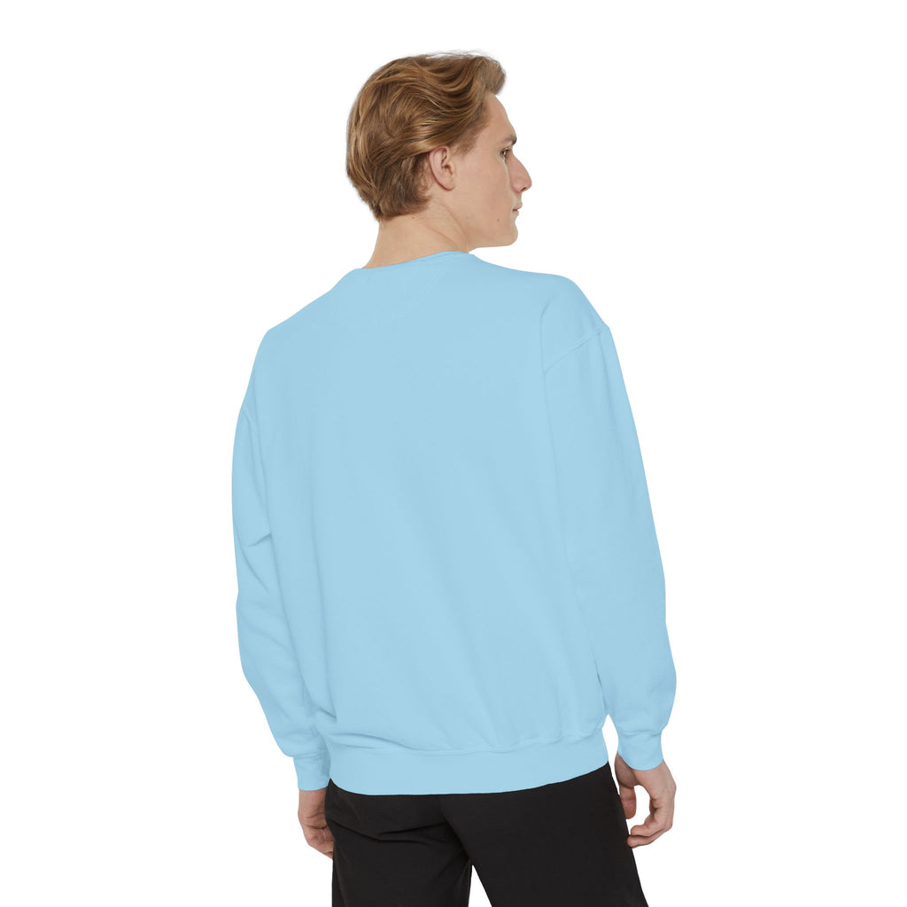 Stylish Unisex Garment-Dyed Sweatshirt - Cozy Casual Wear, Trezó Design, Perfect for Fall Fashion, Unique Gift Idea, Everyday Comfort