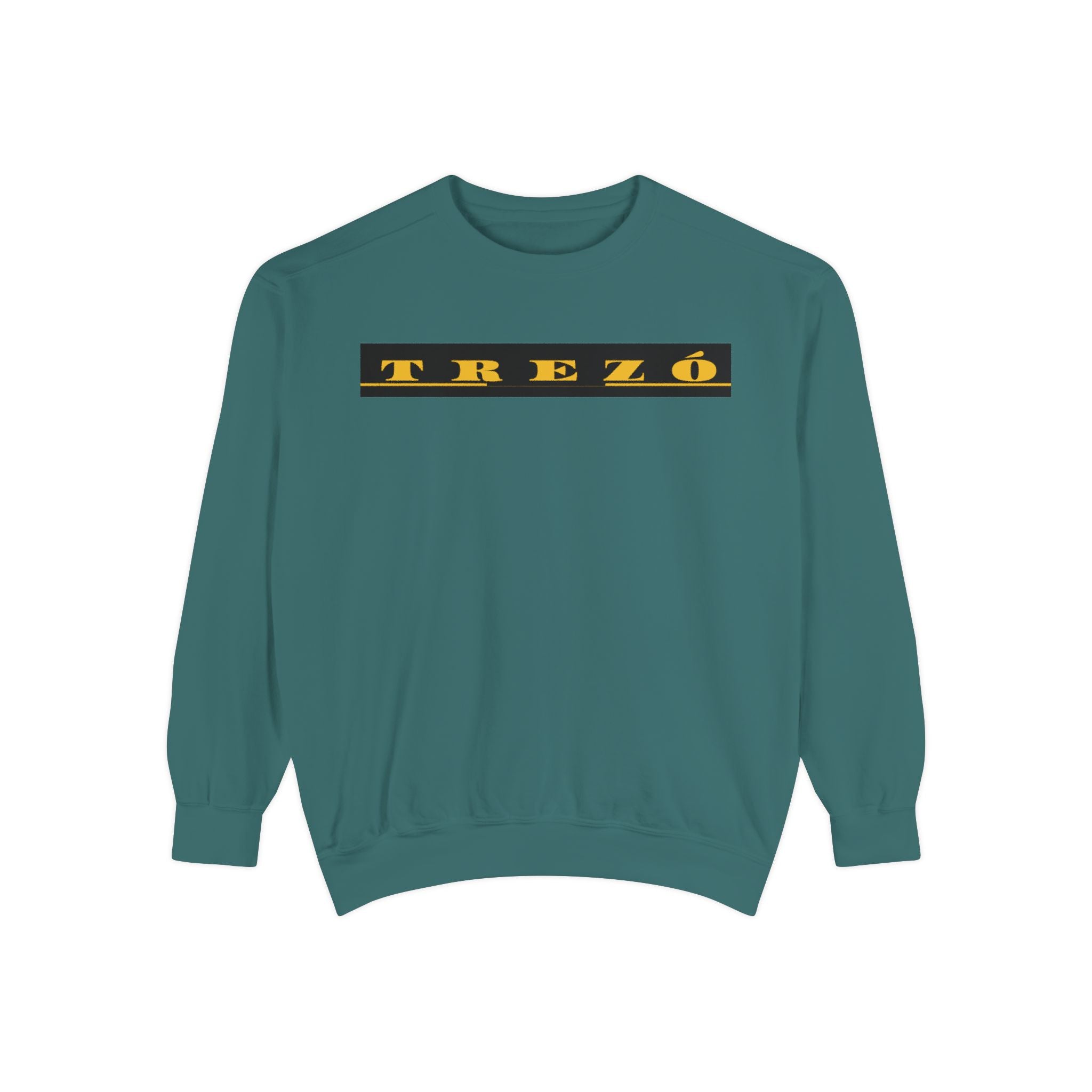 Stylish Unisex Garment-Dyed Sweatshirt - Cozy Casual Wear, Trezó Design, Perfect for Fall Fashion, Unique Gift Idea, Everyday Comfort