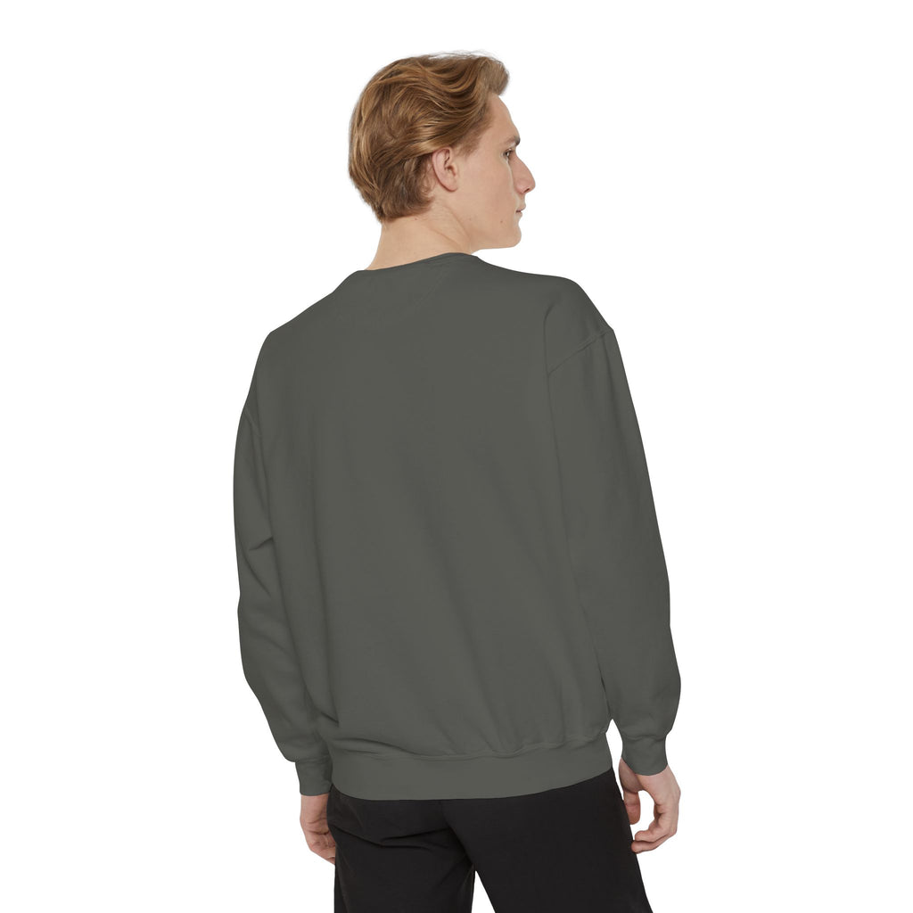 Stylish Unisex Garment-Dyed Sweatshirt - Cozy Casual Wear, Trezó Design, Perfect for Fall Fashion, Unique Gift Idea, Everyday Comfort