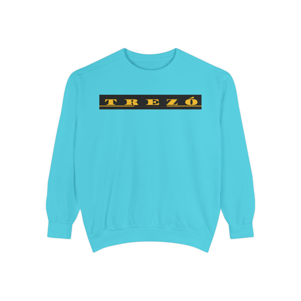 Stylish Unisex Garment-Dyed Sweatshirt - Cozy Casual Wear, Trezó Design, Perfect for Fall Fashion, Unique Gift Idea, Everyday Comfort
