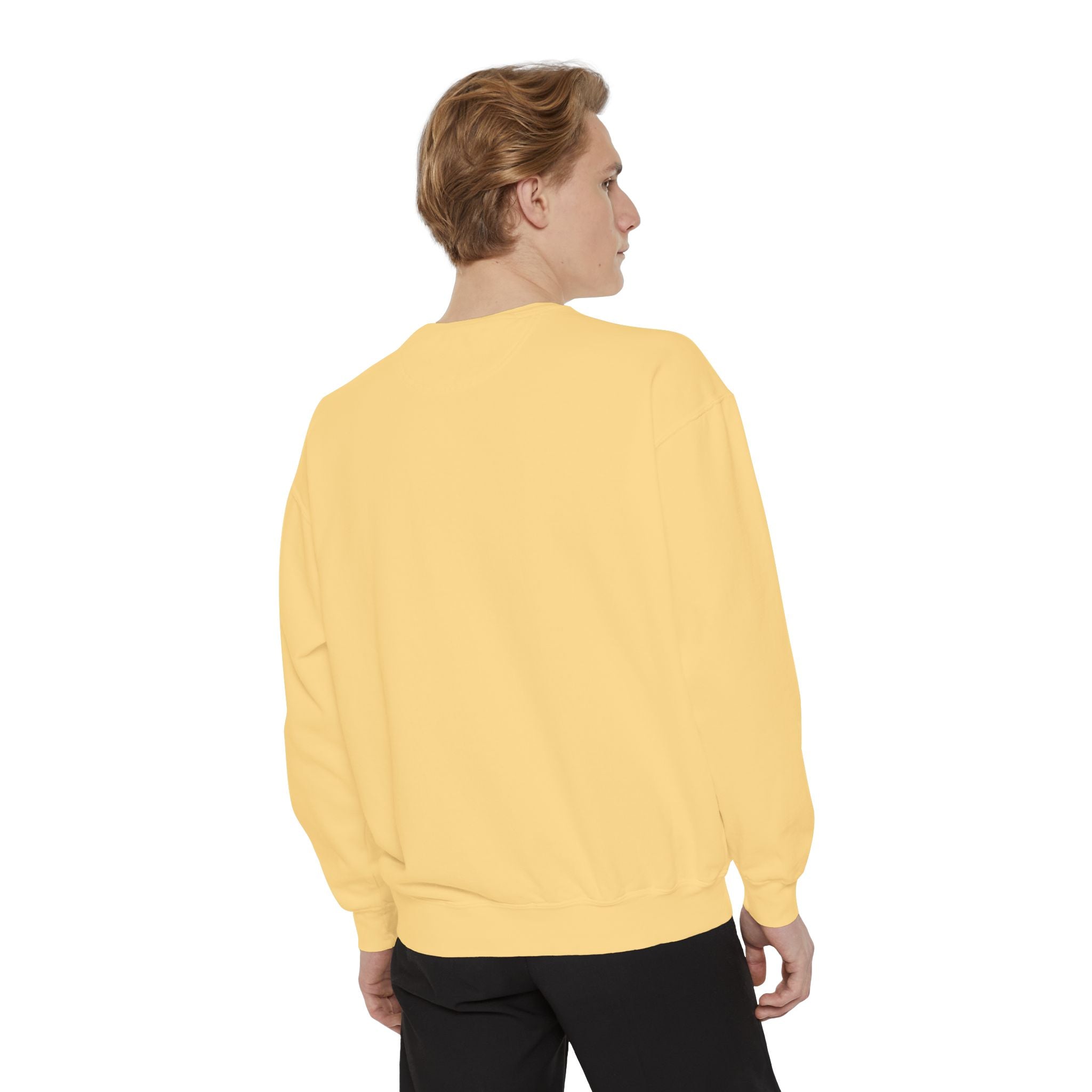 Stylish Unisex Garment-Dyed Sweatshirt - Cozy Casual Wear, Trezó Design, Perfect for Fall Fashion, Unique Gift Idea, Everyday Comfort