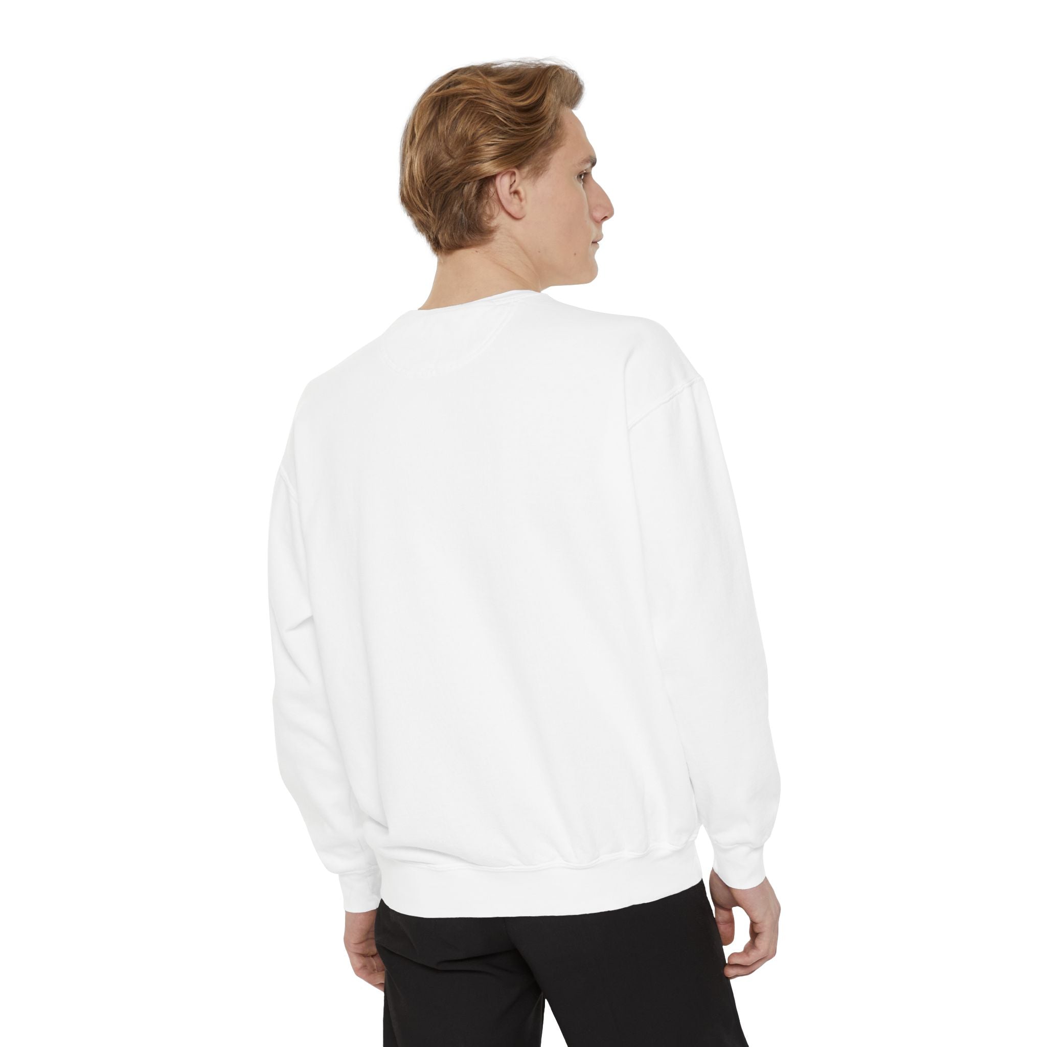 Stylish Unisex Garment-Dyed Sweatshirt - Cozy Casual Wear, Trezó Design, Perfect for Fall Fashion, Unique Gift Idea, Everyday Comfort
