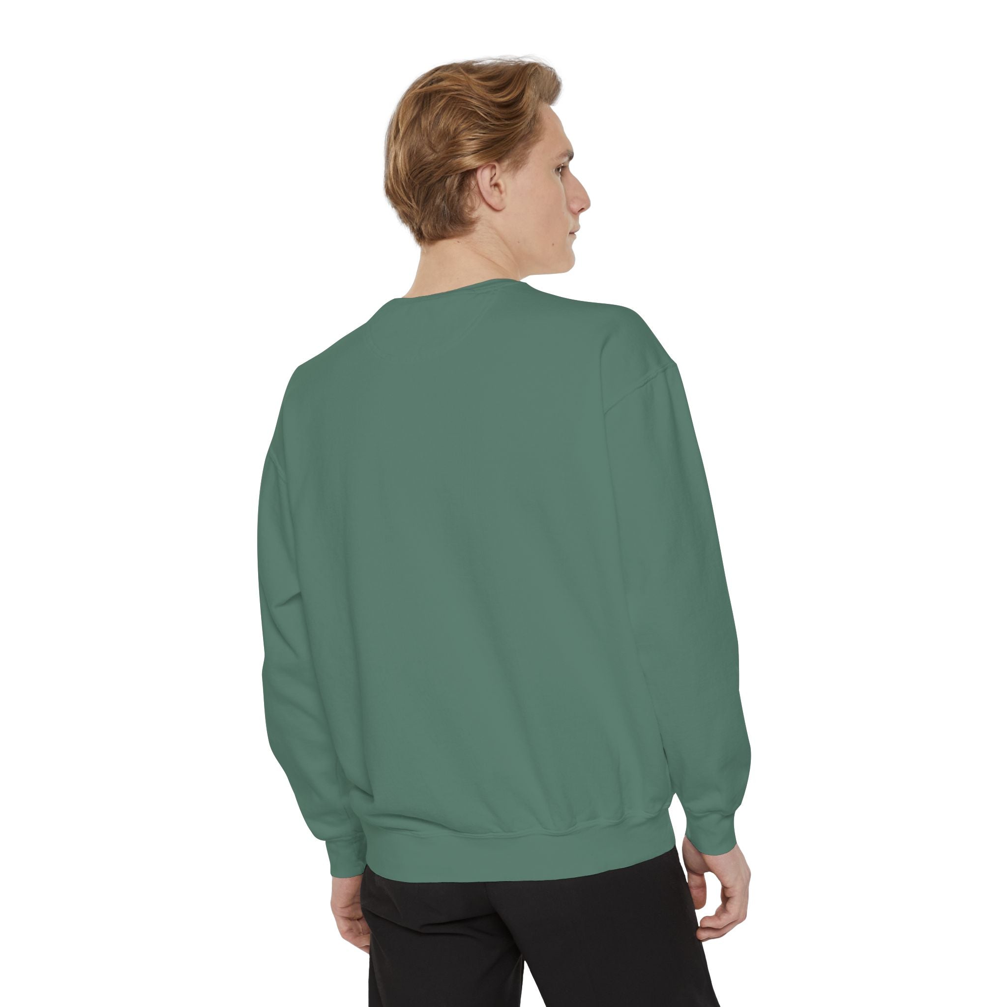 Stylish Unisex Garment-Dyed Sweatshirt - Cozy Casual Wear, Trezó Design, Perfect for Fall Fashion, Unique Gift Idea, Everyday Comfort