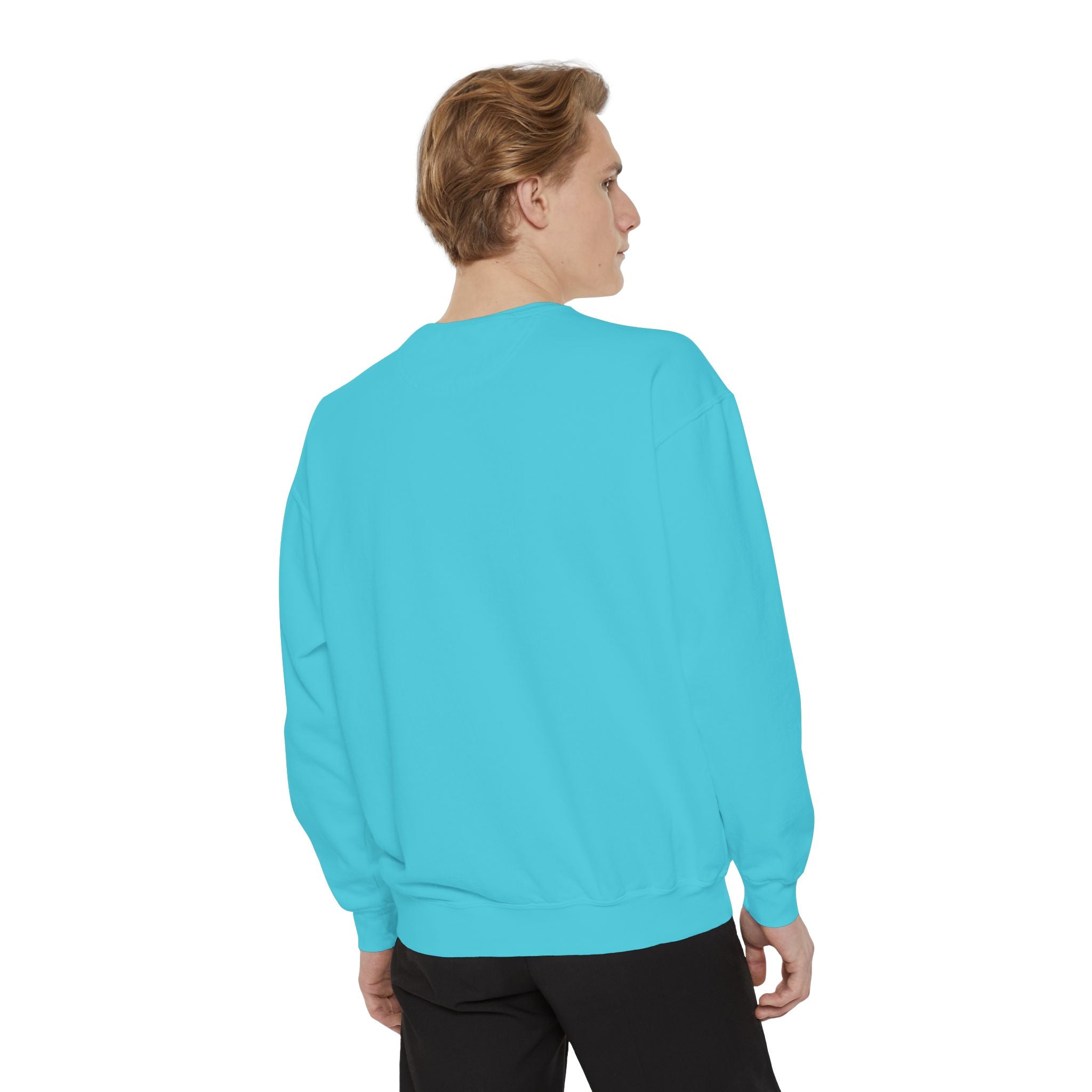 Stylish Unisex Garment-Dyed Sweatshirt - Cozy Casual Wear, Trezó Design, Perfect for Fall Fashion, Unique Gift Idea, Everyday Comfort