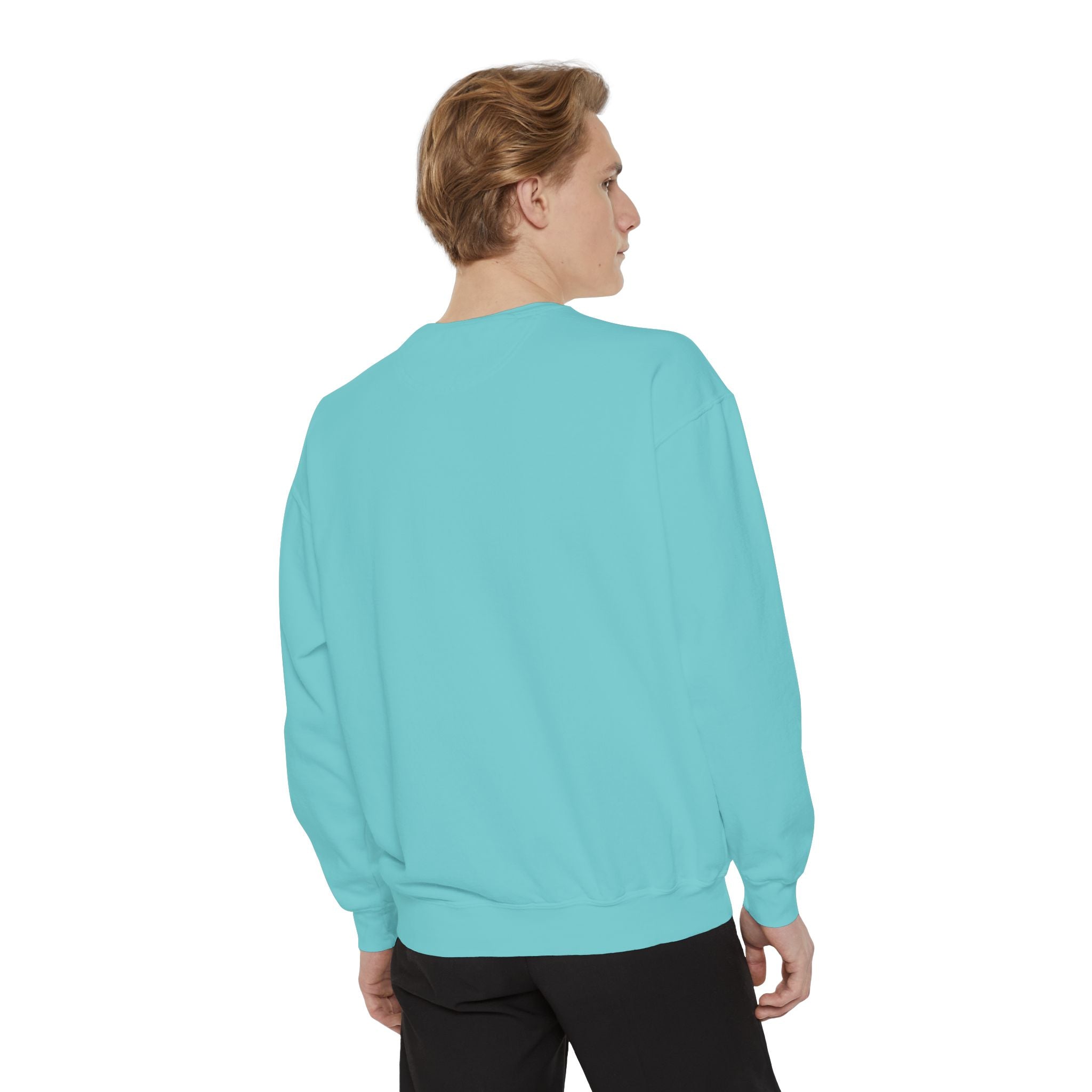 Stylish Unisex Garment-Dyed Sweatshirt - Cozy Casual Wear, Trezó Design, Perfect for Fall Fashion, Unique Gift Idea, Everyday Comfort