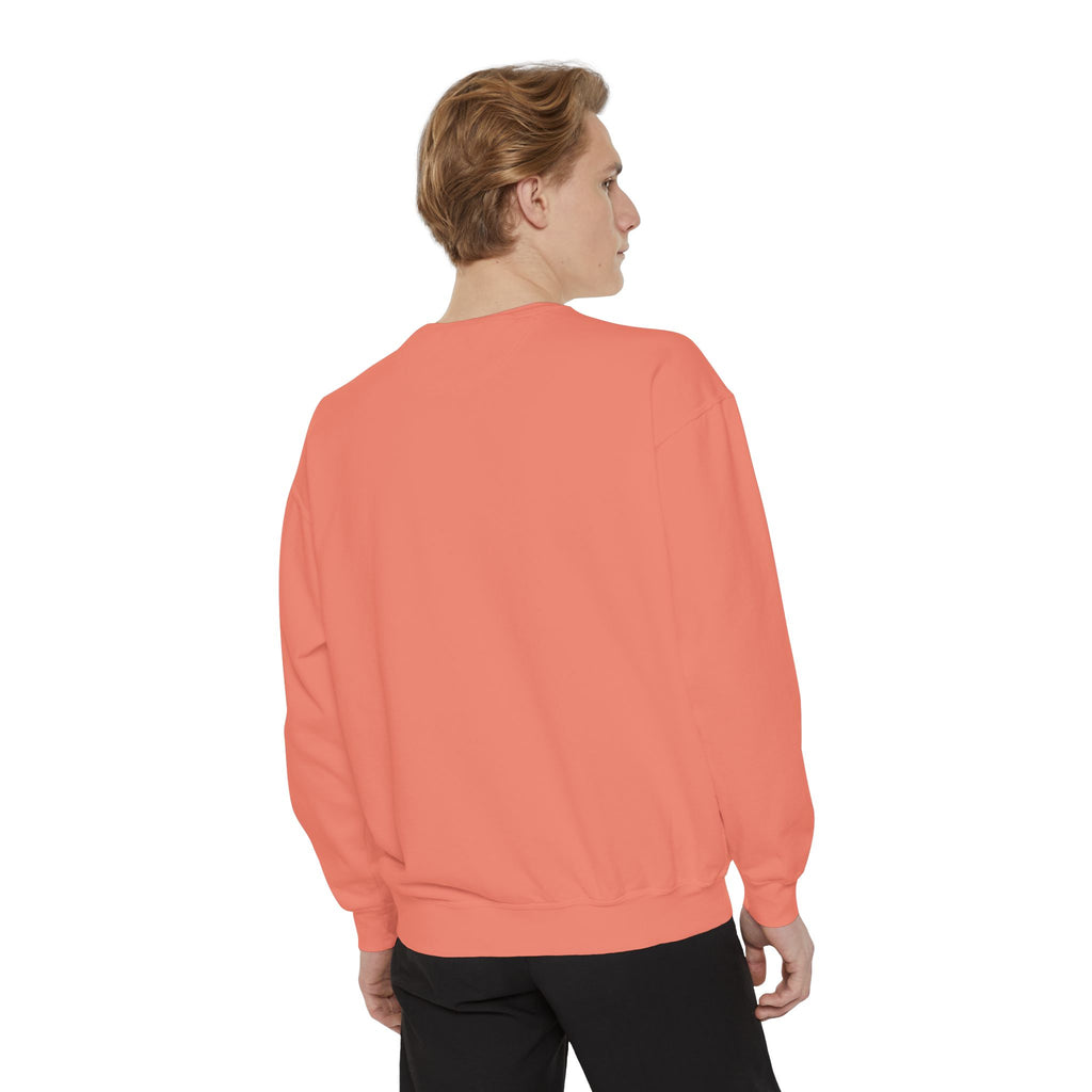 Stylish Unisex Garment-Dyed Sweatshirt - Cozy Casual Wear, Trezó Design, Perfect for Fall Fashion, Unique Gift Idea, Everyday Comfort