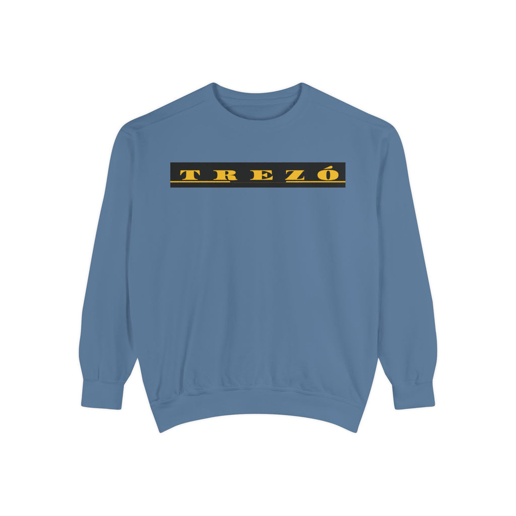 Stylish Unisex Garment-Dyed Sweatshirt - Cozy Casual Wear, Trezó Design, Perfect for Fall Fashion, Unique Gift Idea, Everyday Comfort