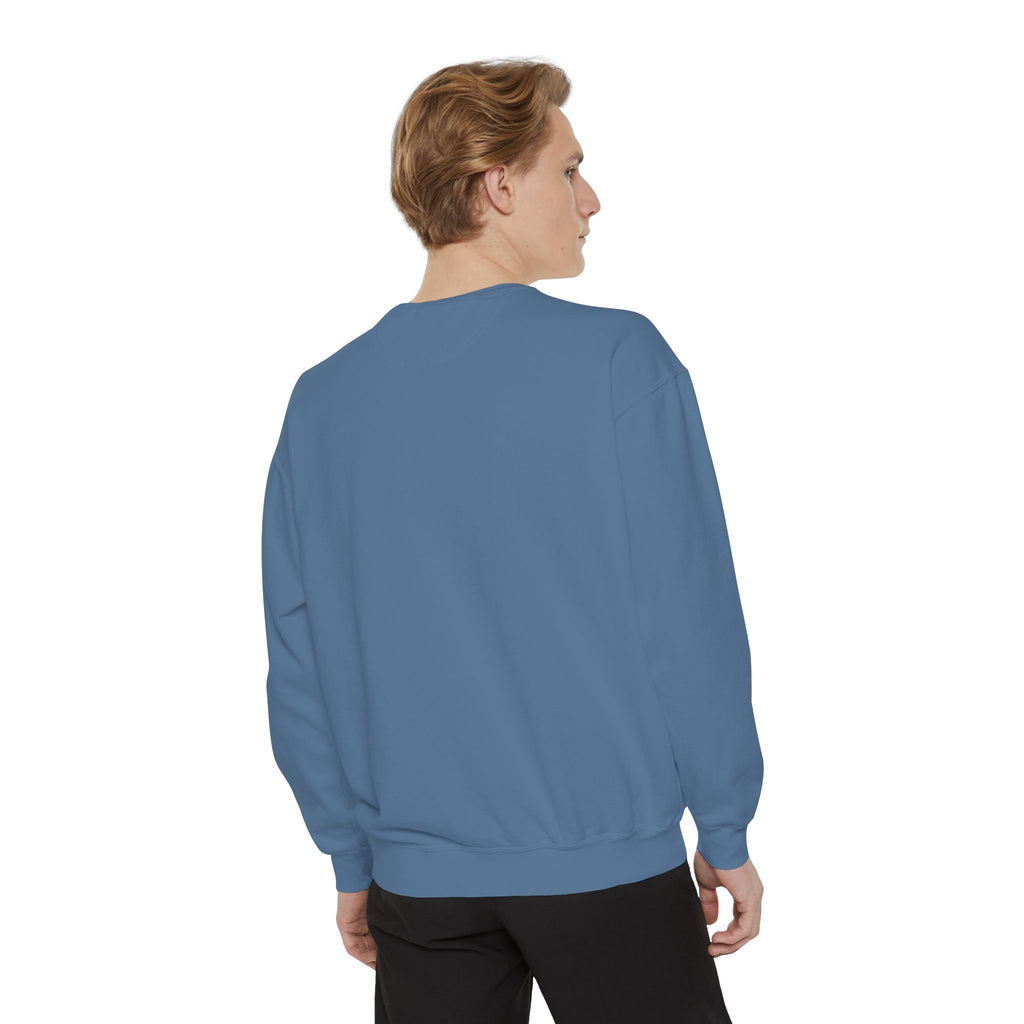 Stylish Unisex Garment-Dyed Sweatshirt - Cozy Casual Wear, Trezó Design, Perfect for Fall Fashion, Unique Gift Idea, Everyday Comfort