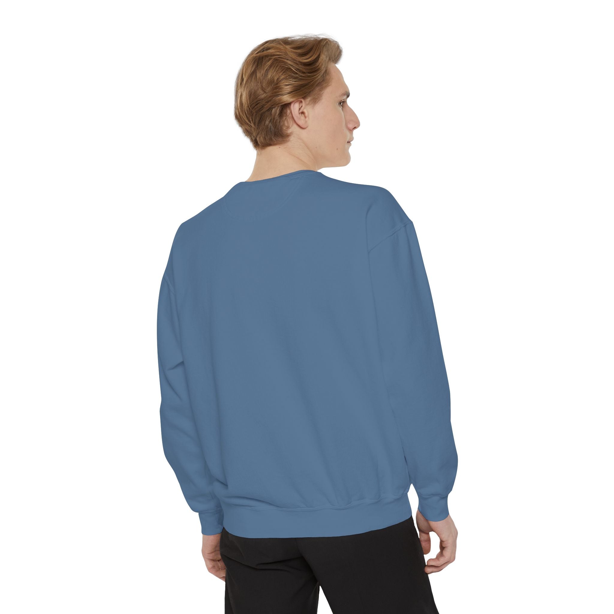 Stylish Unisex Garment-Dyed Sweatshirt - Cozy Casual Wear, Trezó Design, Perfect for Fall Fashion, Unique Gift Idea, Everyday Comfort