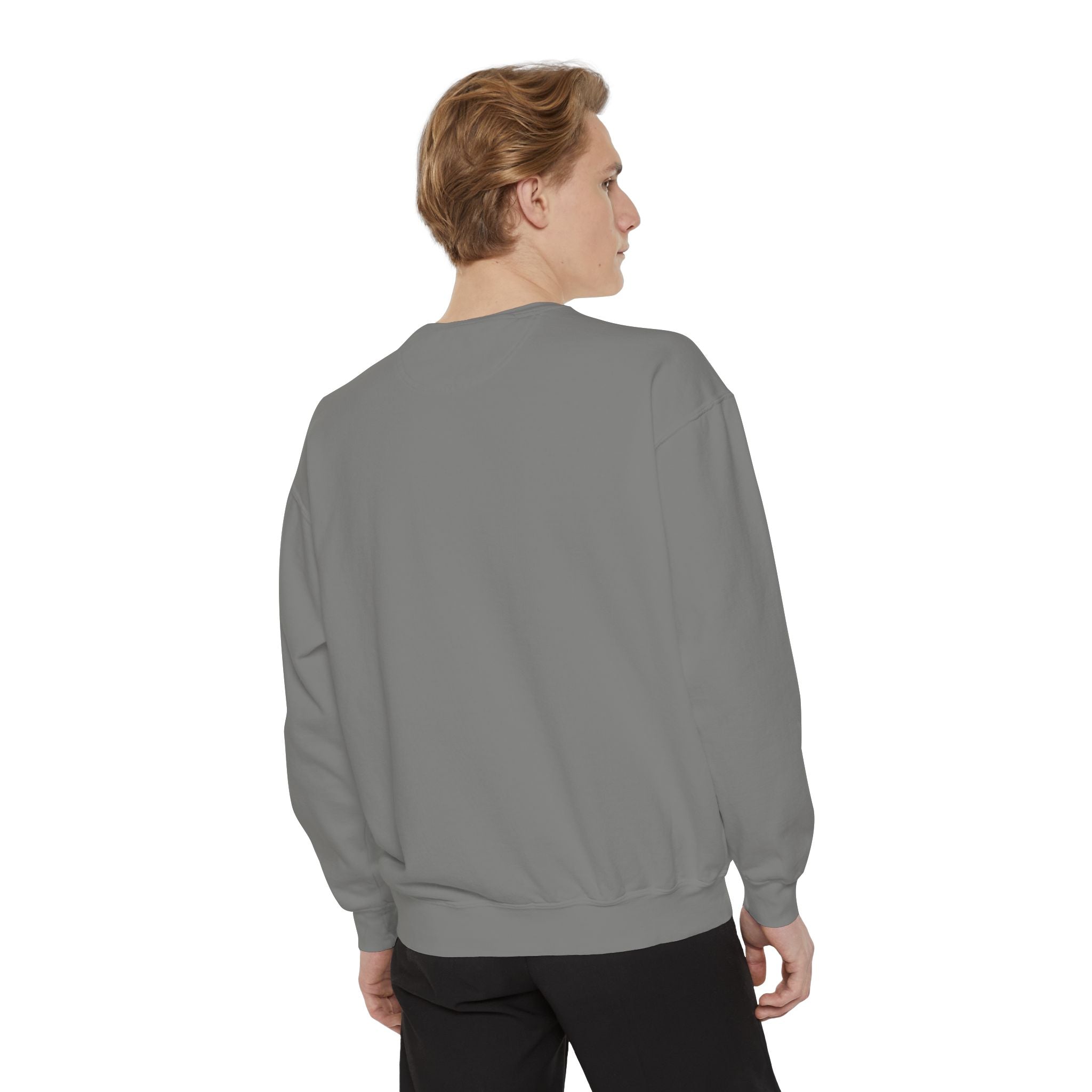 Stylish Unisex Garment-Dyed Sweatshirt - Cozy Casual Wear, Trezó Design, Perfect for Fall Fashion, Unique Gift Idea, Everyday Comfort